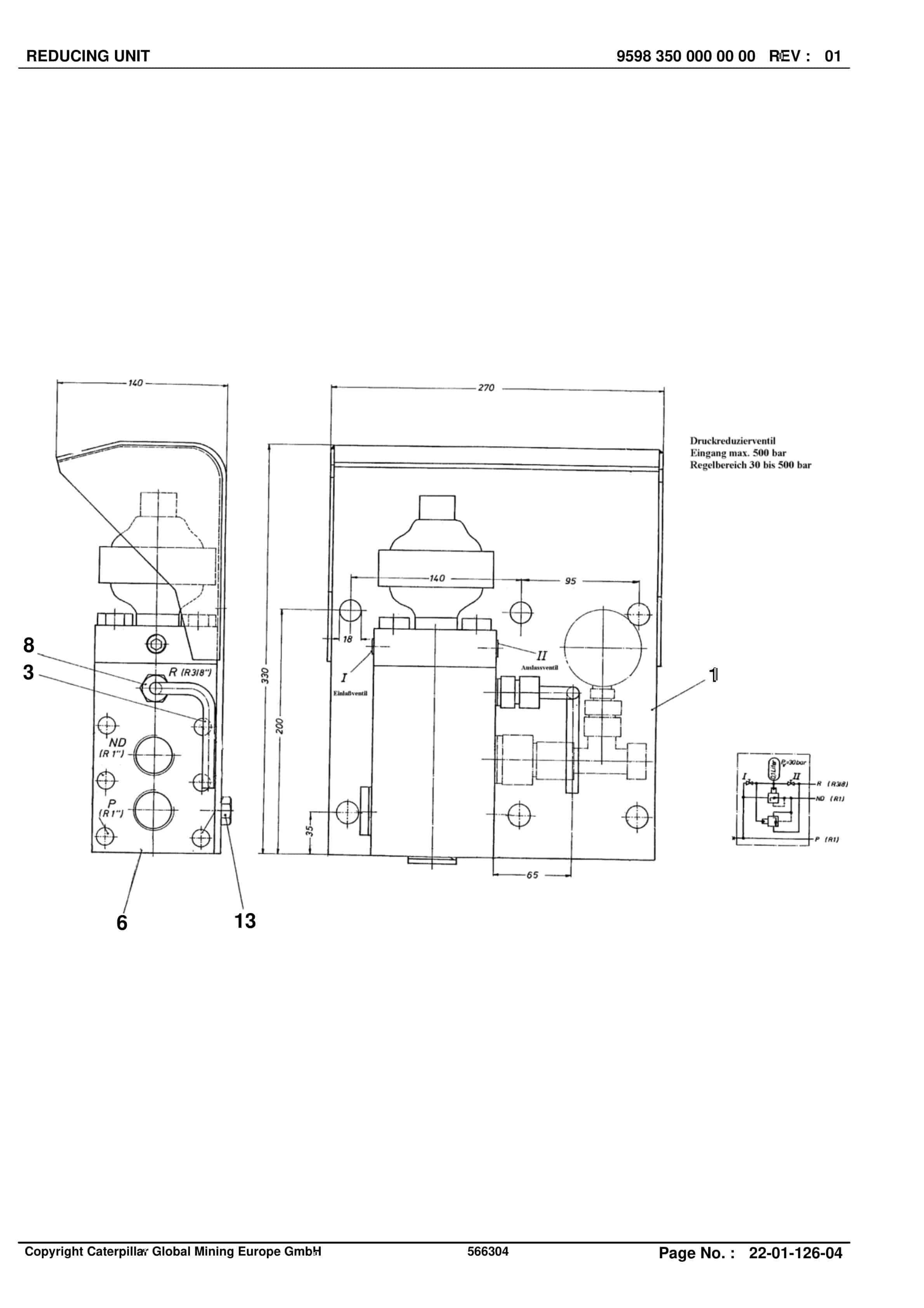 Caterpillar Shearer System Spare Parts List BI628445-2