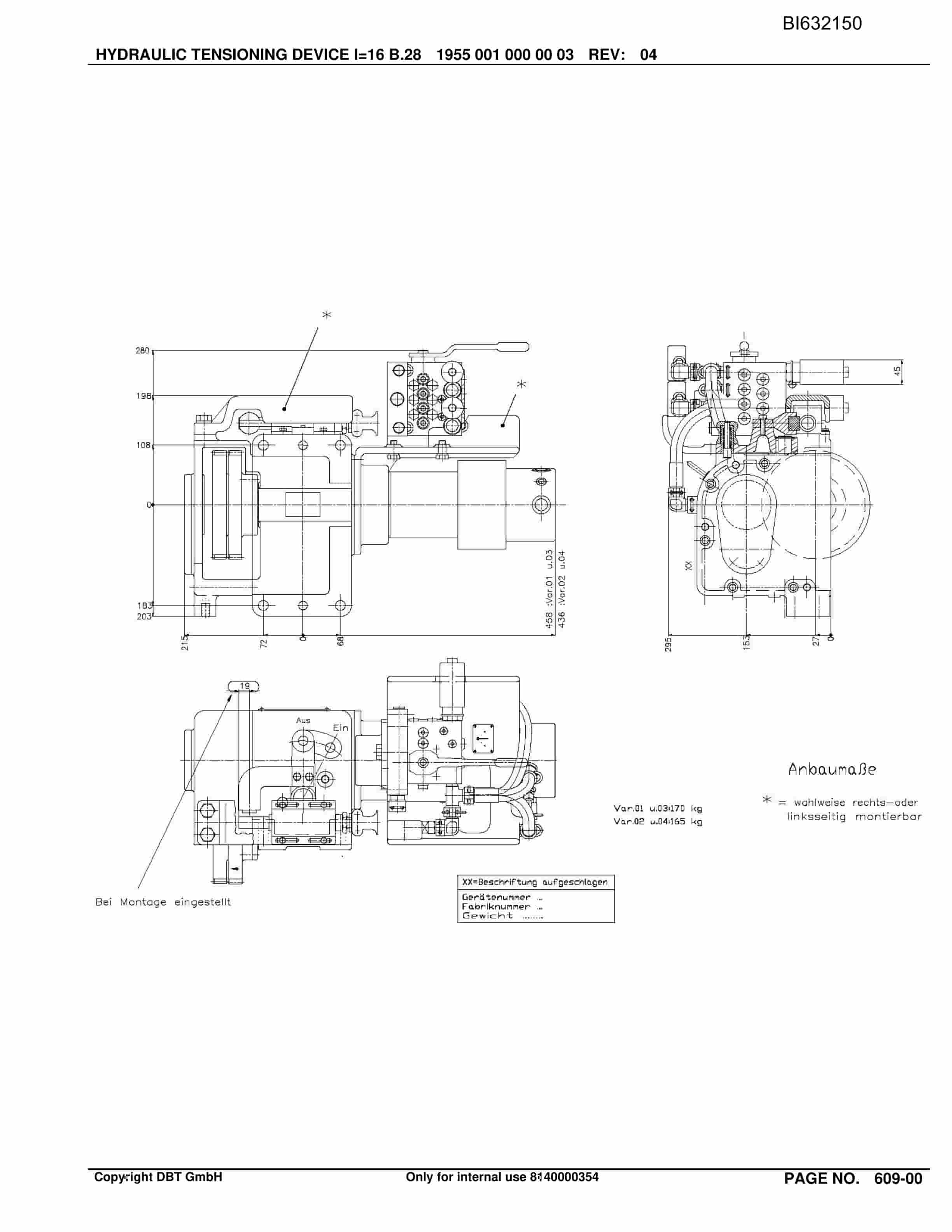 Caterpillar SHENHUA 10, BSL PF 6-1542 Parts Manual BI632150-2