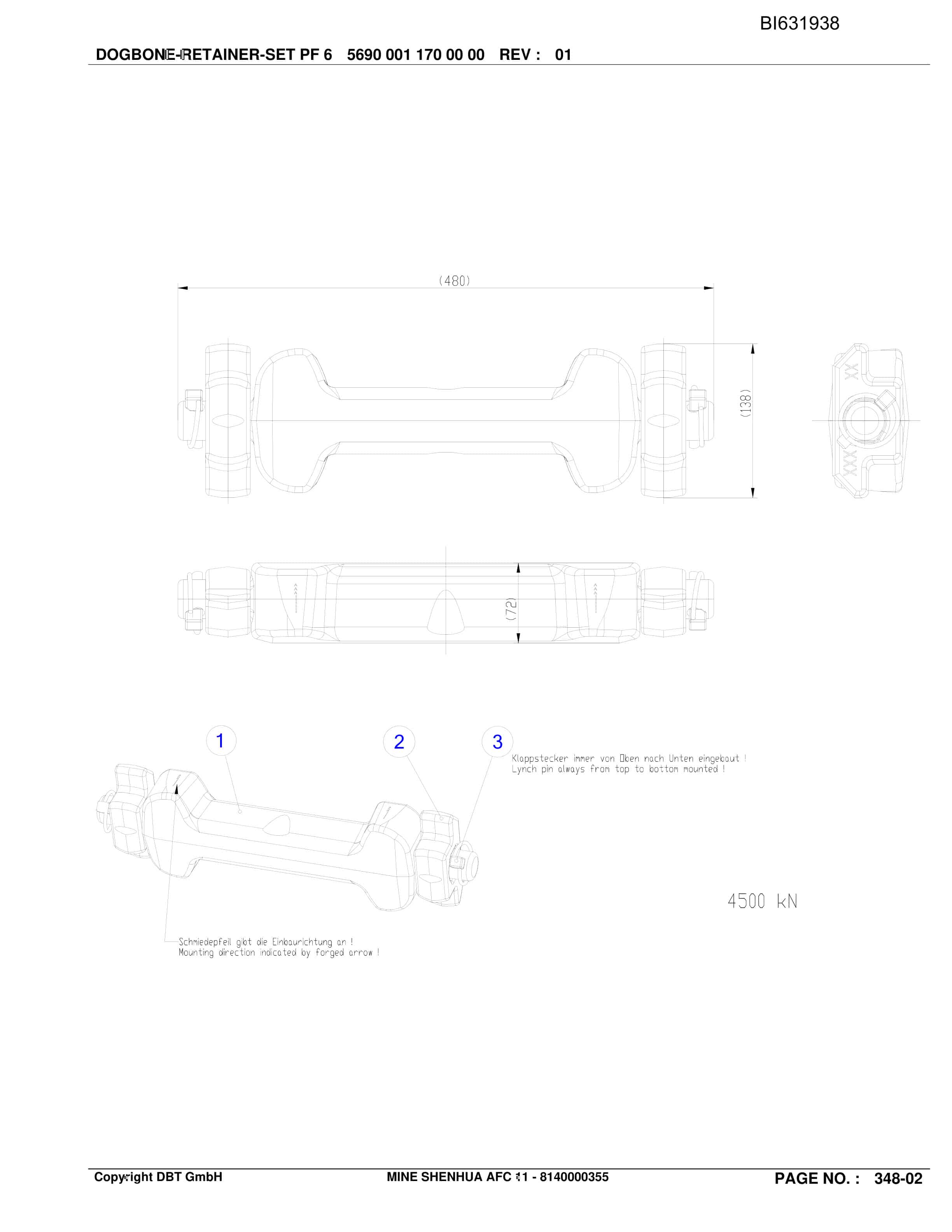Caterpillar SHENHUA 11, SH-AFC PF 6-1142 Parts Manual BI631938-4