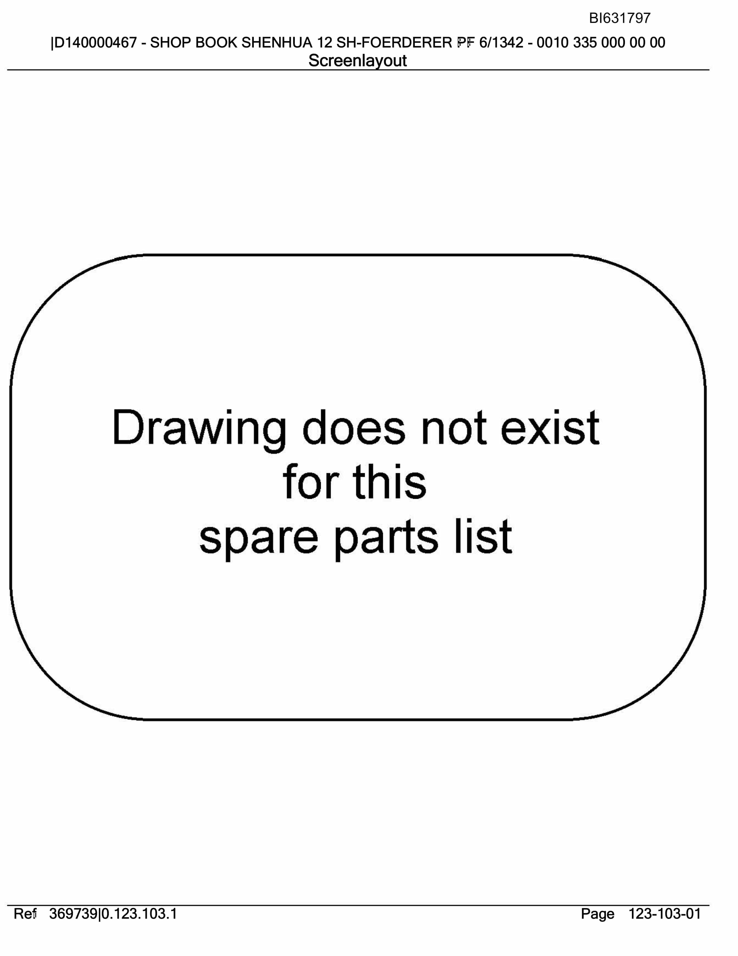 Caterpillar Shenhua 12 SH-Foerdered PF 6-1342 Parts Manual BI631797-2