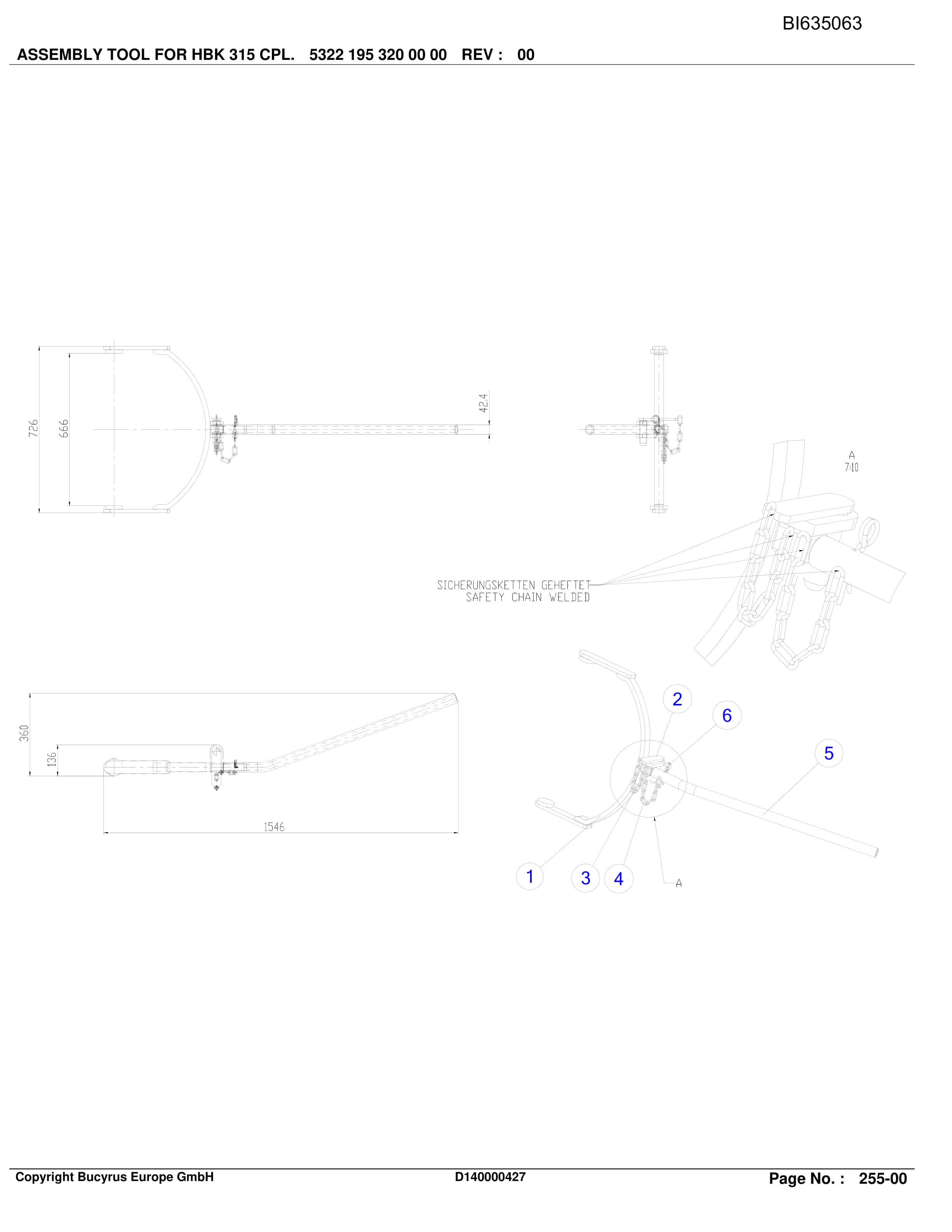 Caterpillar SHENHUA AFC 13, SH-AFC PF 6H-1542 Parts Manual BI635063-2