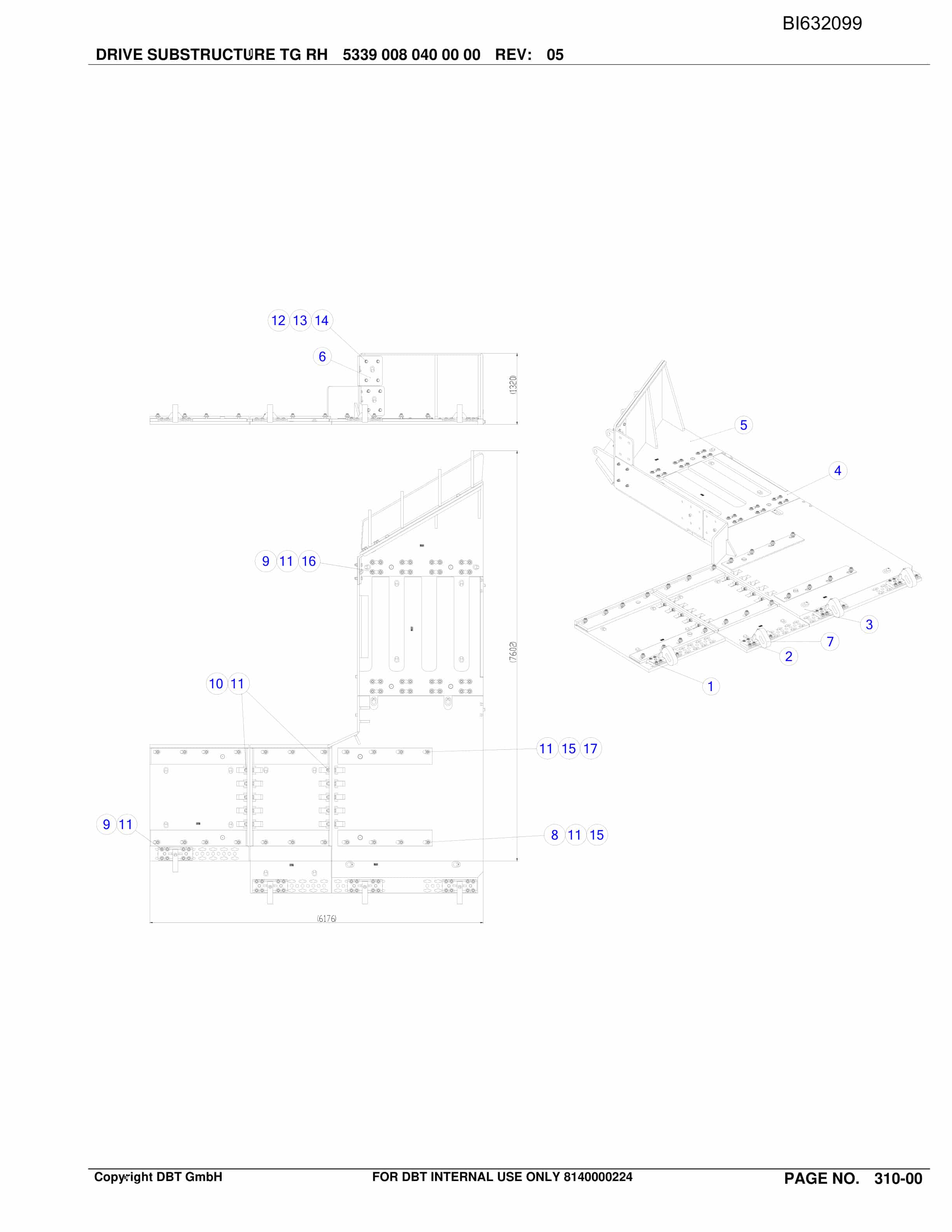 Caterpillar SHENHUA SH-AFC PF 6-1142 Parts Manual BI632099-3