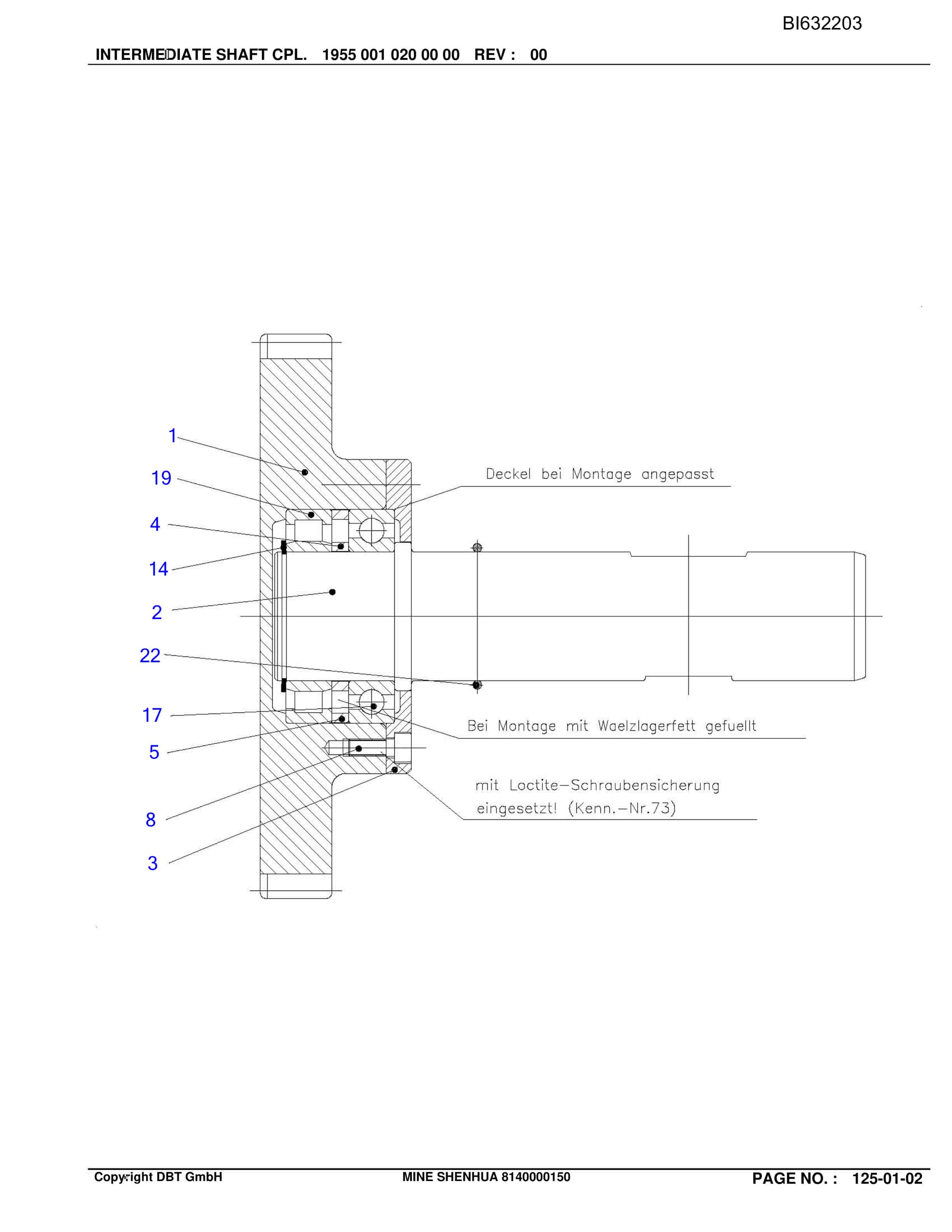 Caterpillar SHENHUA, SH-AFC PF 6-1142 Parts Manual BI632203-3