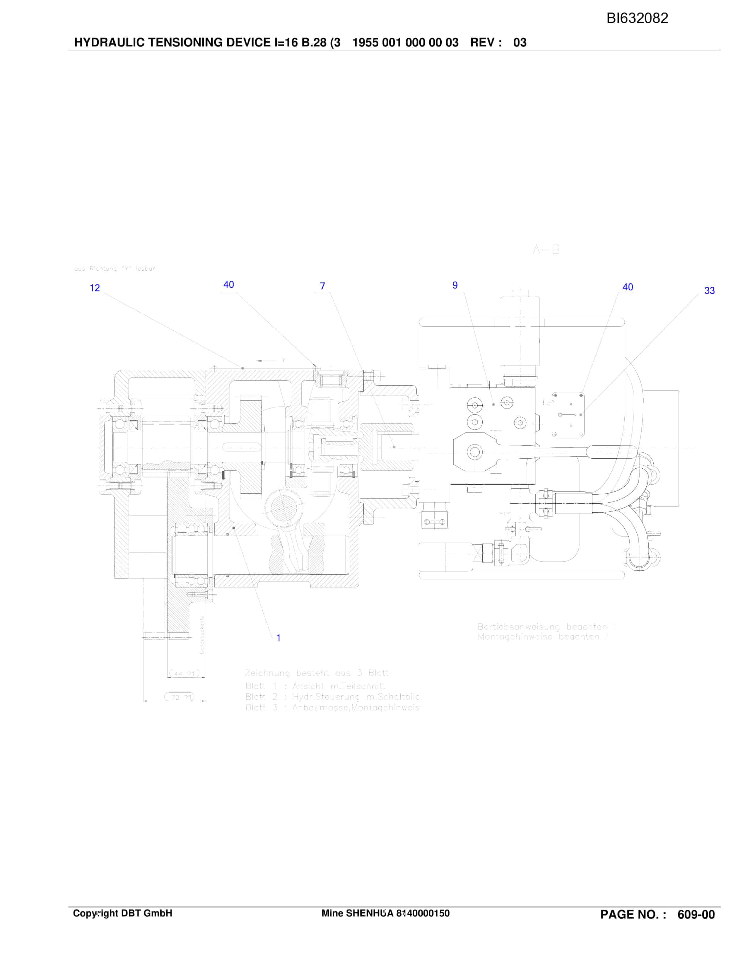 Caterpillar SHENUHA , Beam Stage Loader II Parts Manual BI632082-2