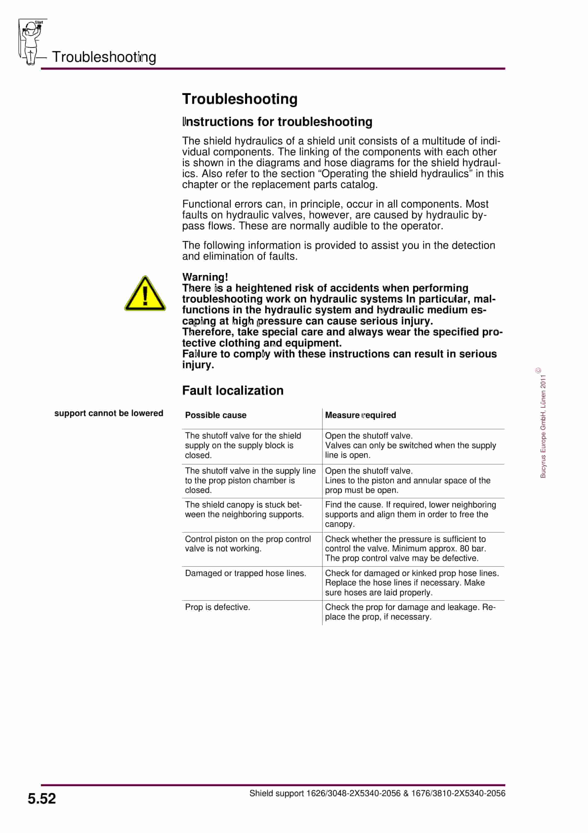 Caterpillar Shield Support Operation And Maintenance Manual BI628324-3