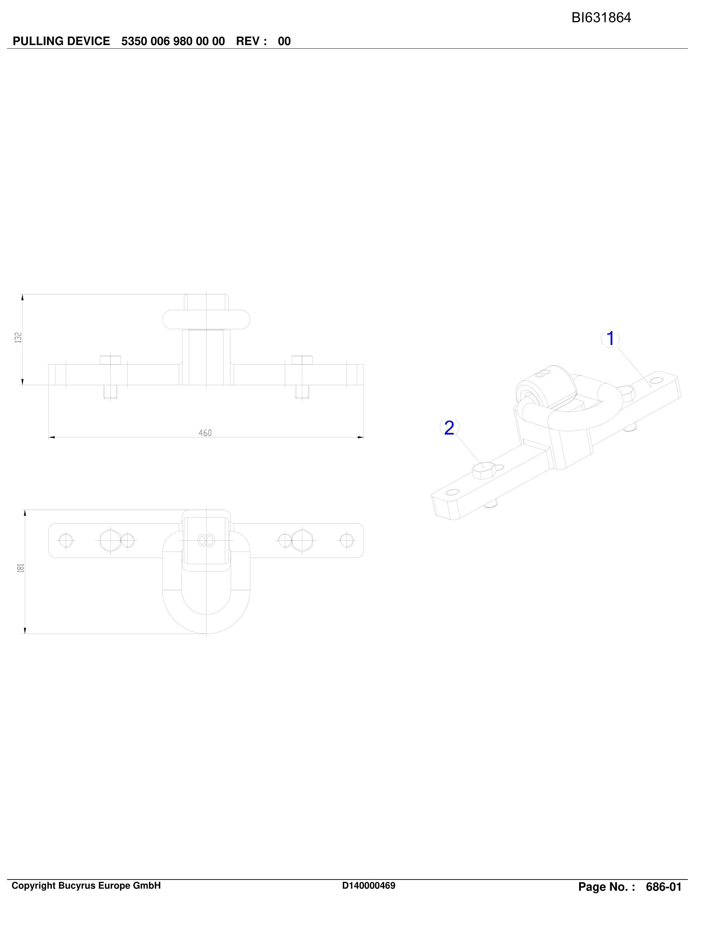 Caterpillar Stage Loader PF 6-1542 Parts Manual BI631864-4
