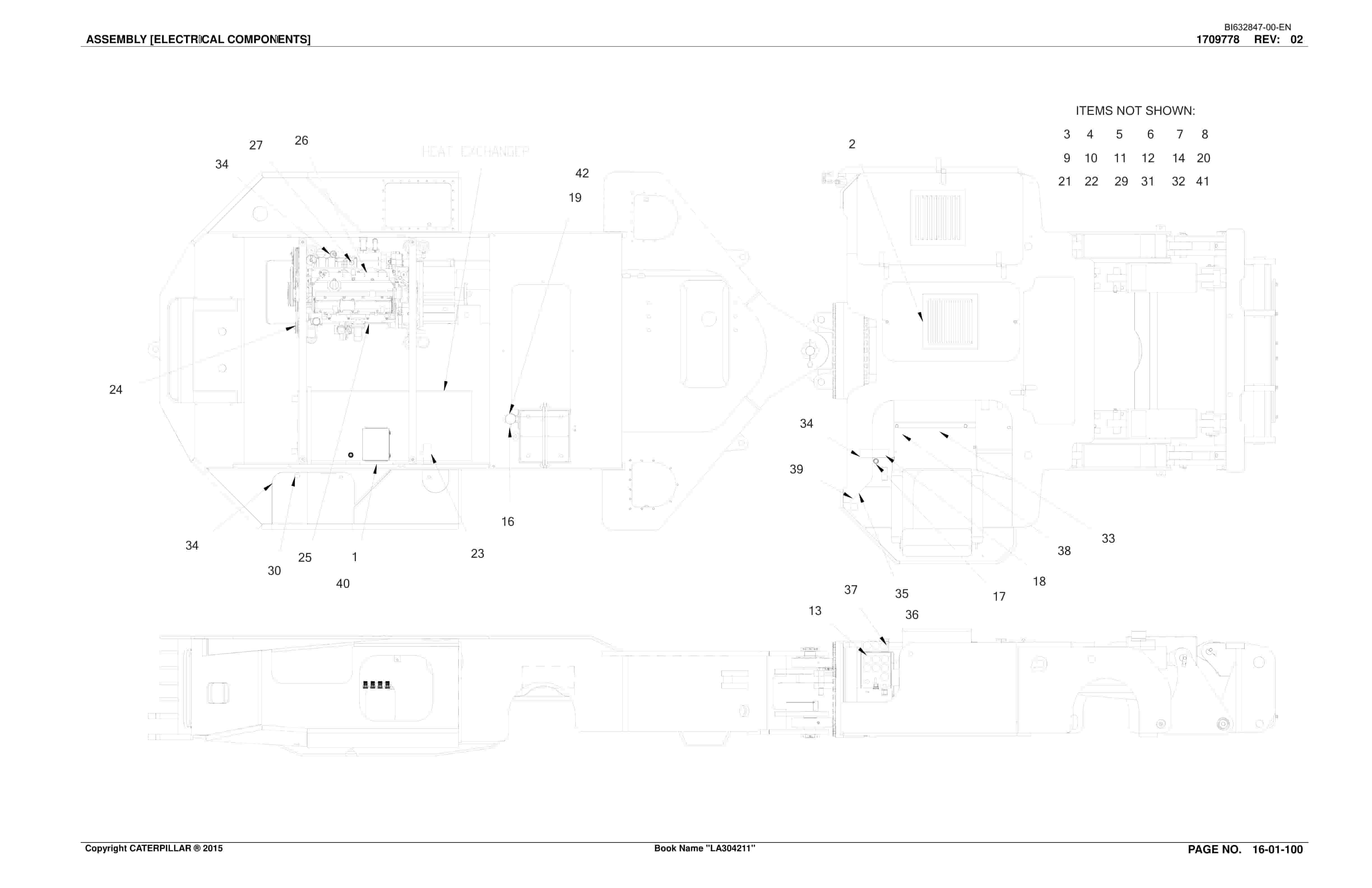 Caterpillar SU488 DN Scoop Parts And Service Manual BI632847-2