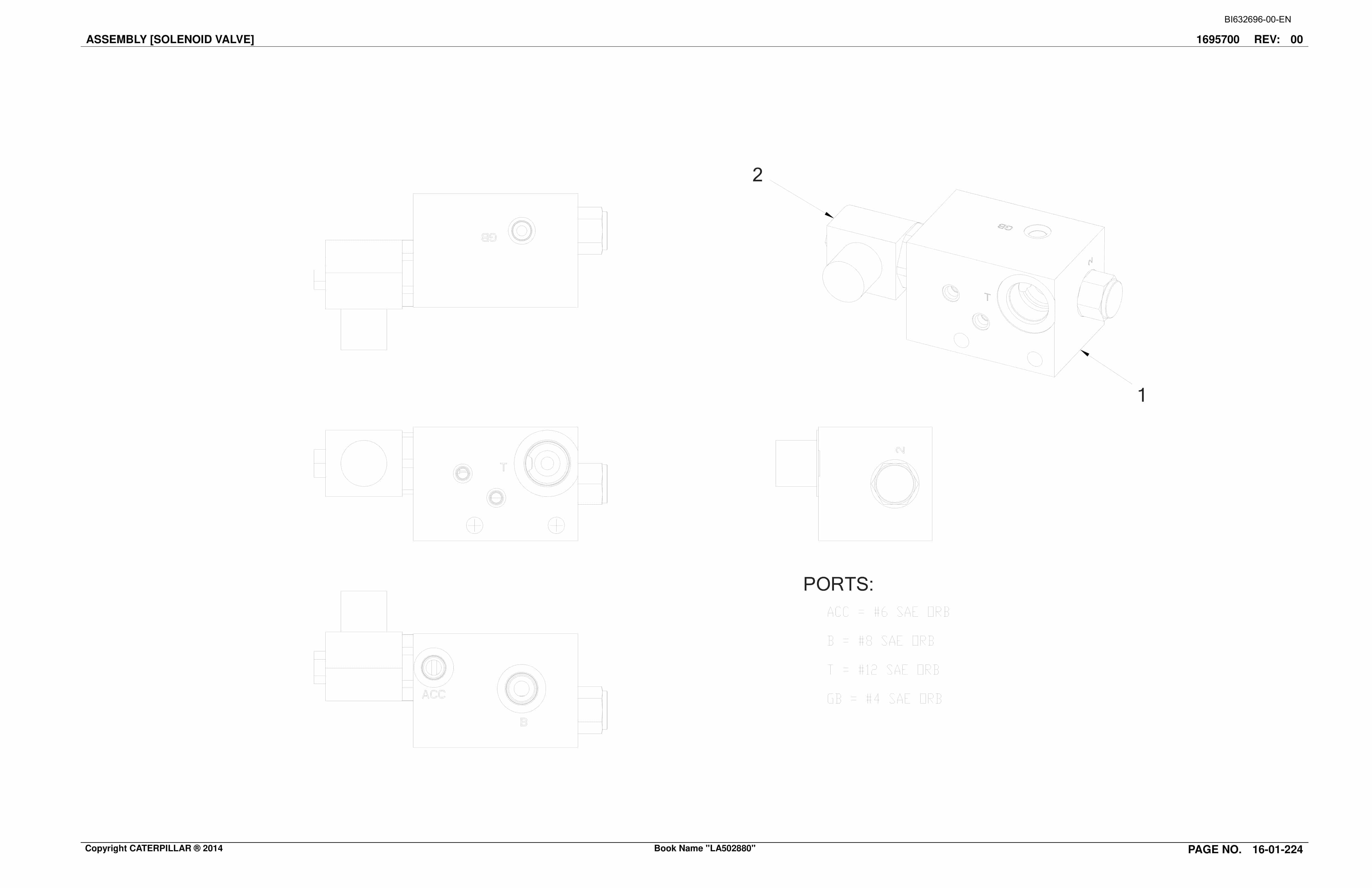 Caterpillar SU488 L Scoop Parts Manual BI632696-4