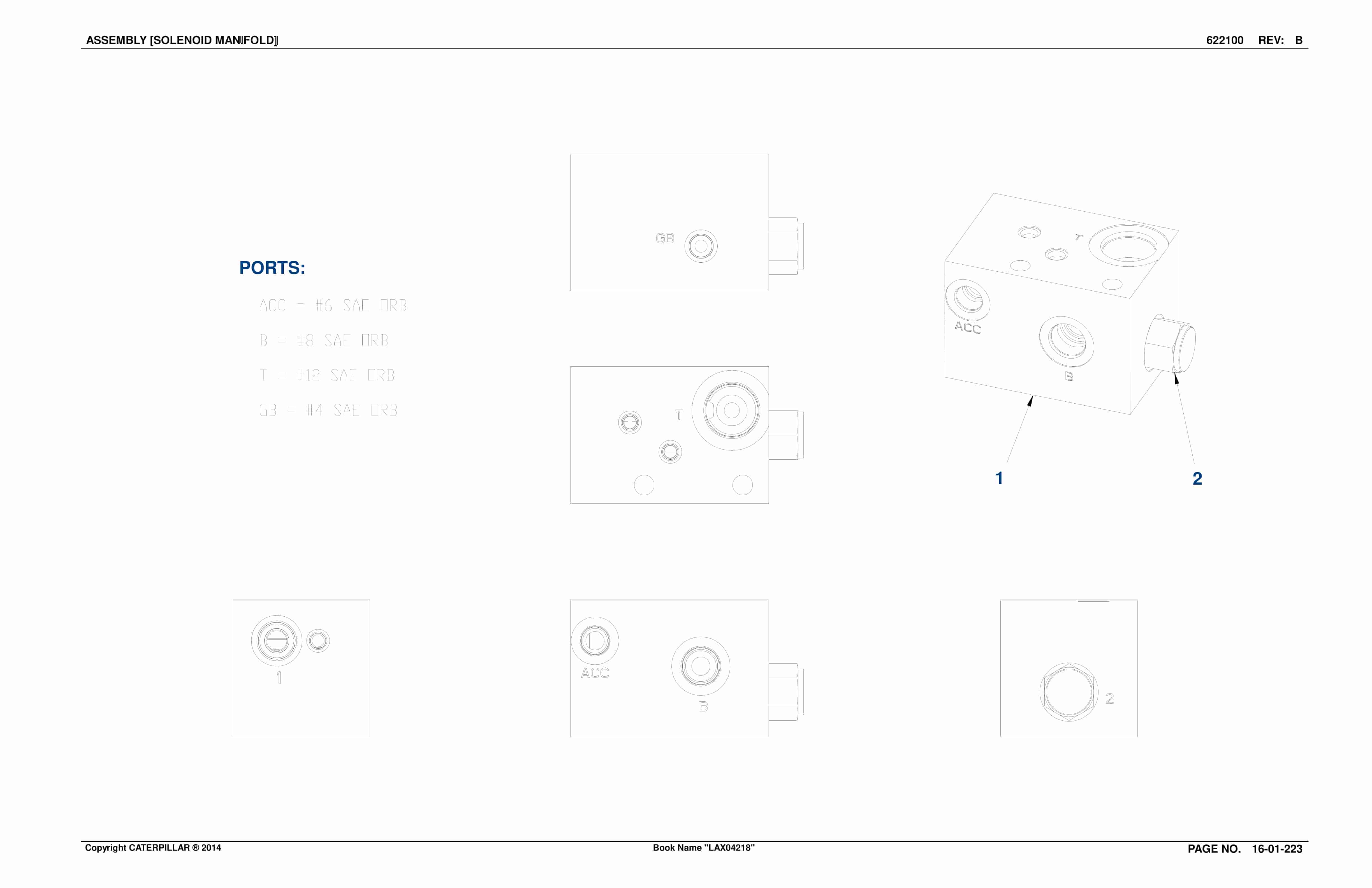 Caterpillar SU488 Scoop Parts And Service Manual BI632560-4