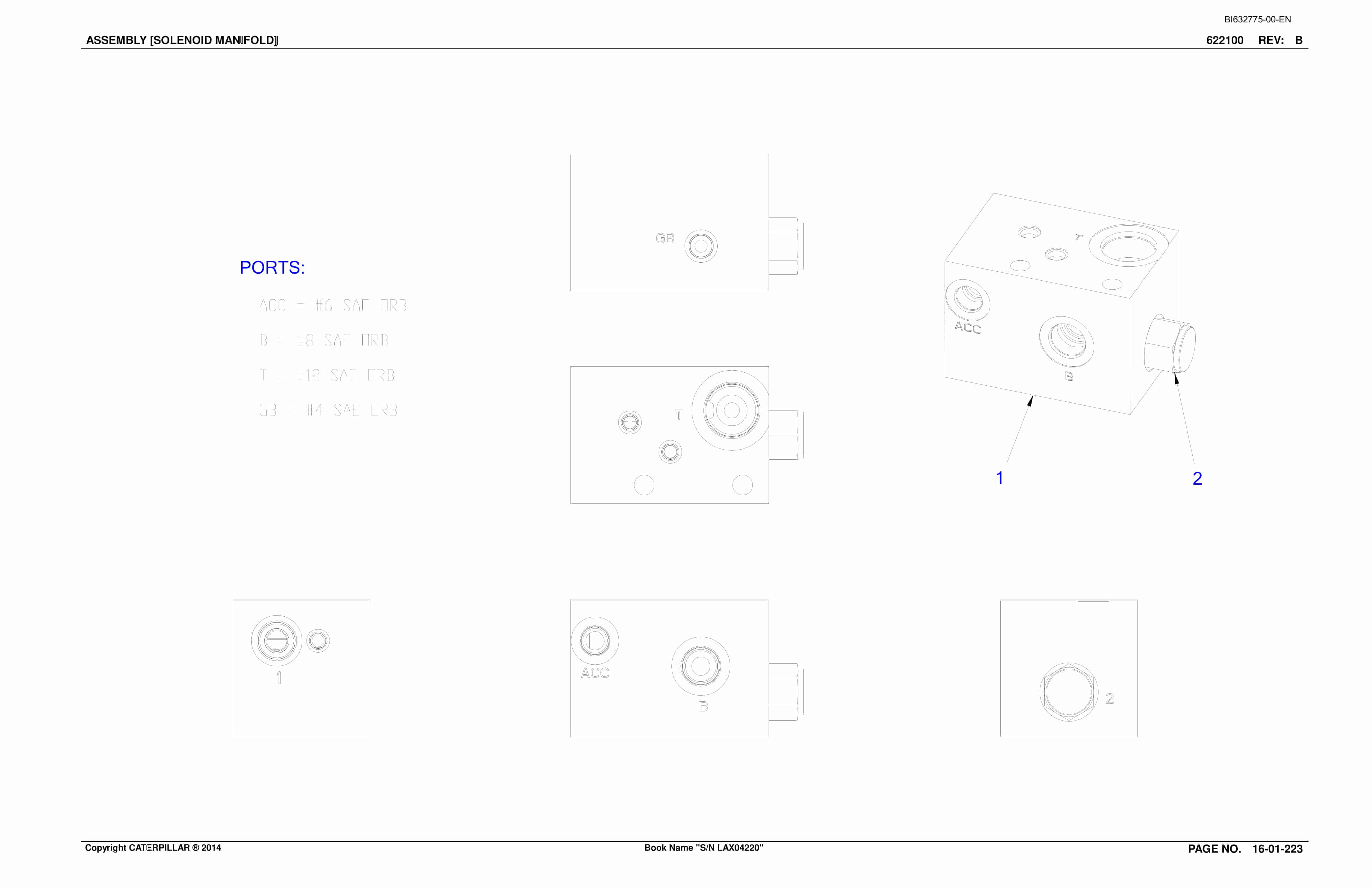 Caterpillar SU488 Scoop Parts And Service Manual BI632775 4 Caterpillar SU488 Scoop Parts And Service Manual BI632775 - Image 4