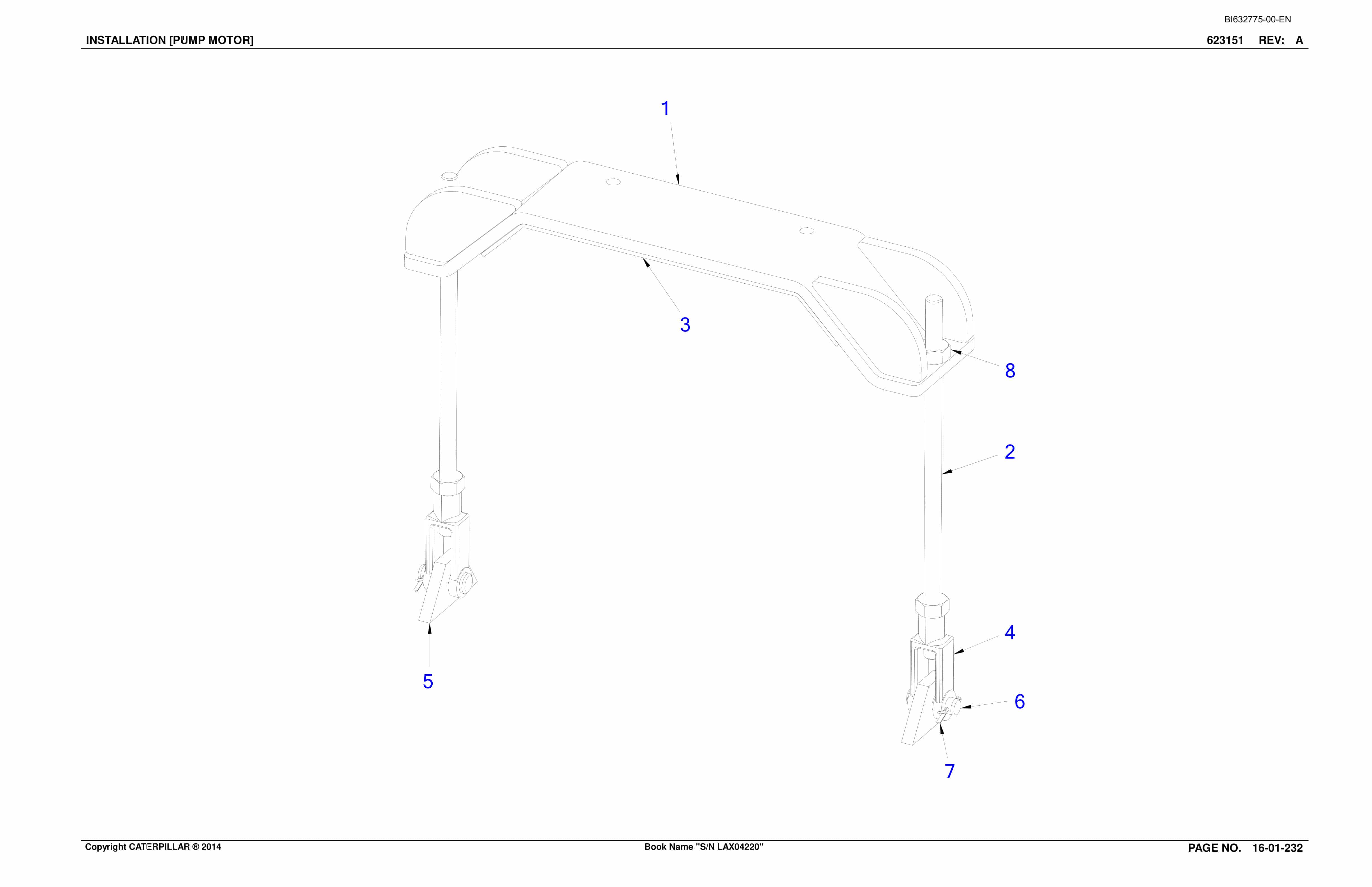 Caterpillar SU488 Scoop Parts And Service Manual BI632775 5 Caterpillar SU488 Scoop Parts And Service Manual BI632775 - Image 5