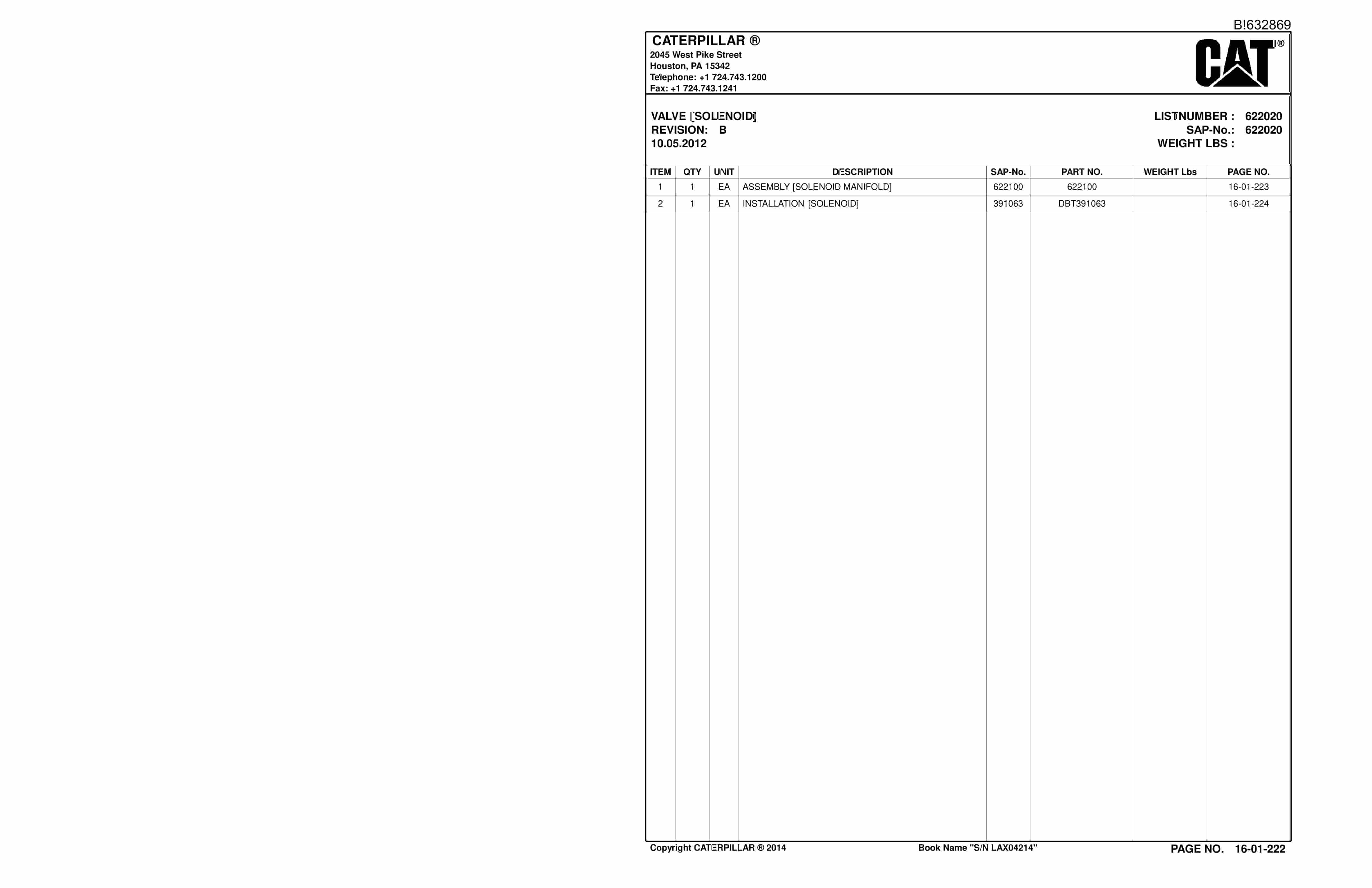 Caterpillar SU488 Scoop Parts And Service Manual BI632869 4 Caterpillar SU488 Scoop Parts And Service Manual BI632869 - Image 4