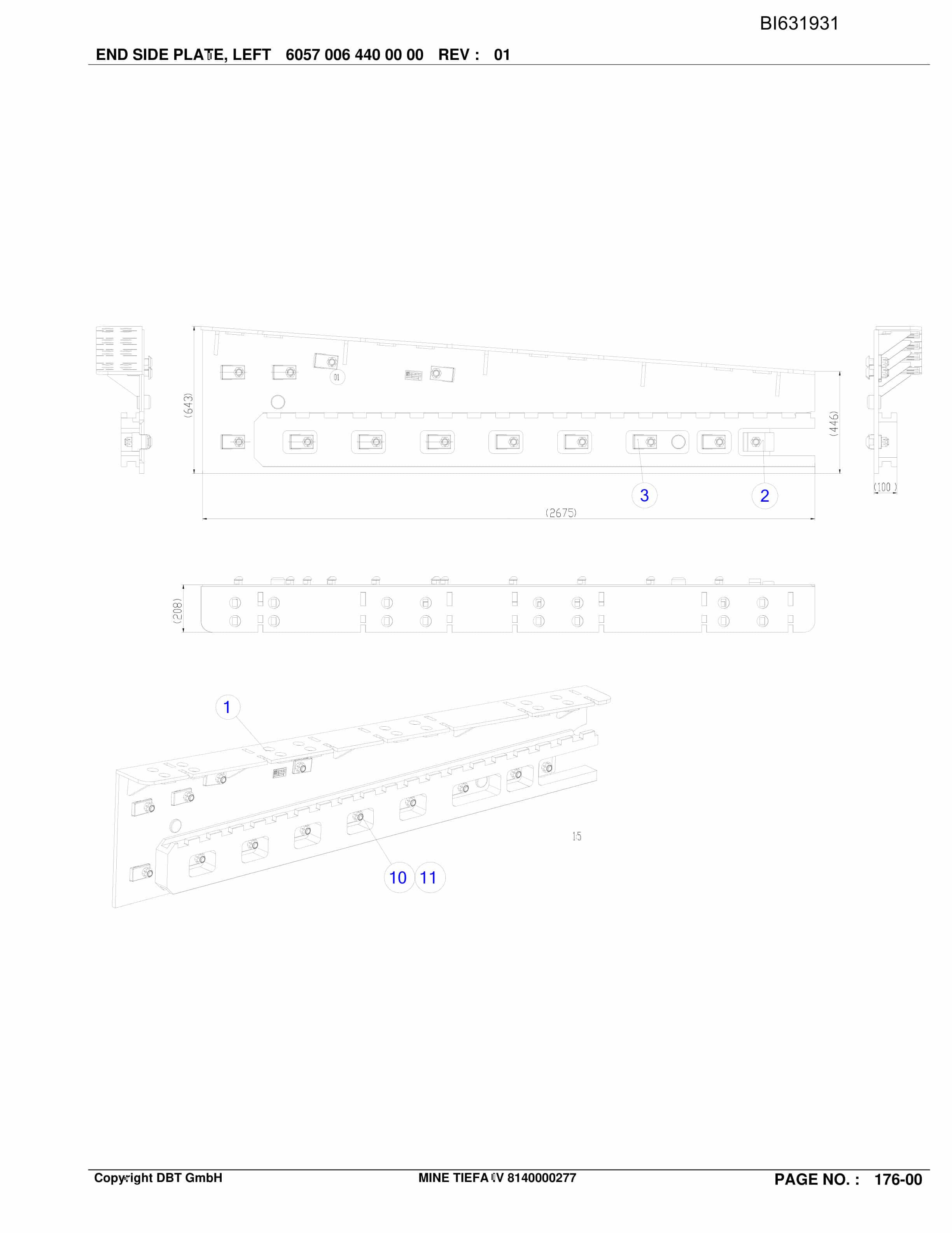 Caterpillar TIEFA IV, GH-PRT PF 3-822 Parts Manual BI631931-2