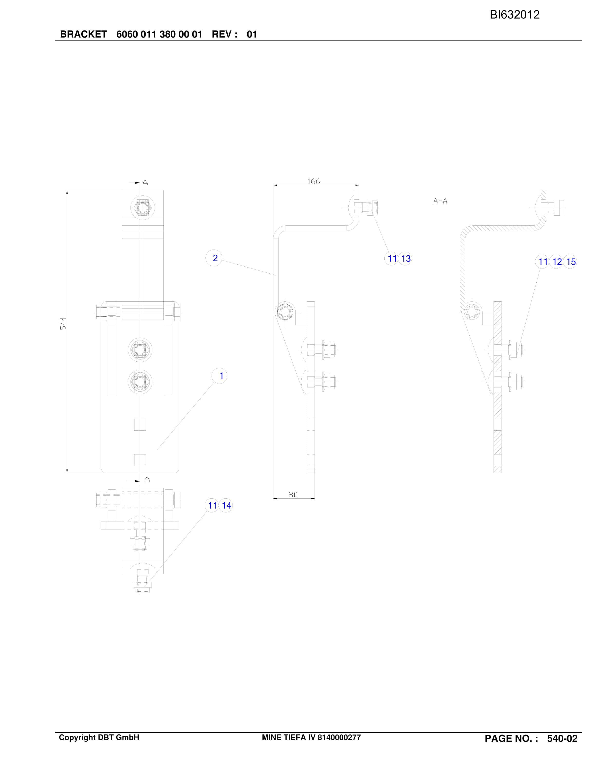 Caterpillar TIEFA IV, GH-PRT PF 3-822 Parts Manual BI632012-5