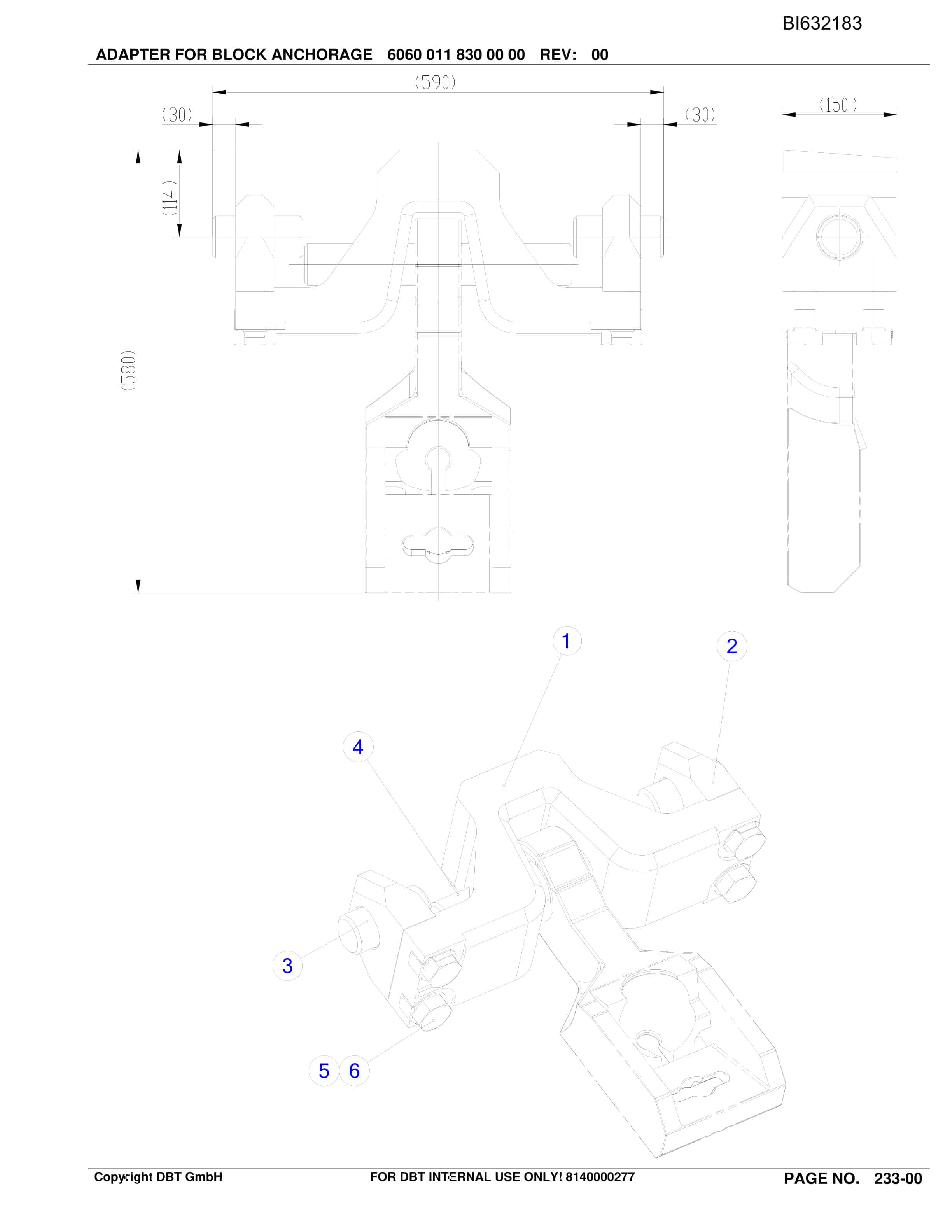 Caterpillar TIEFA IV, GH-PRT PF 3-822 Parts Manual BI632183-4