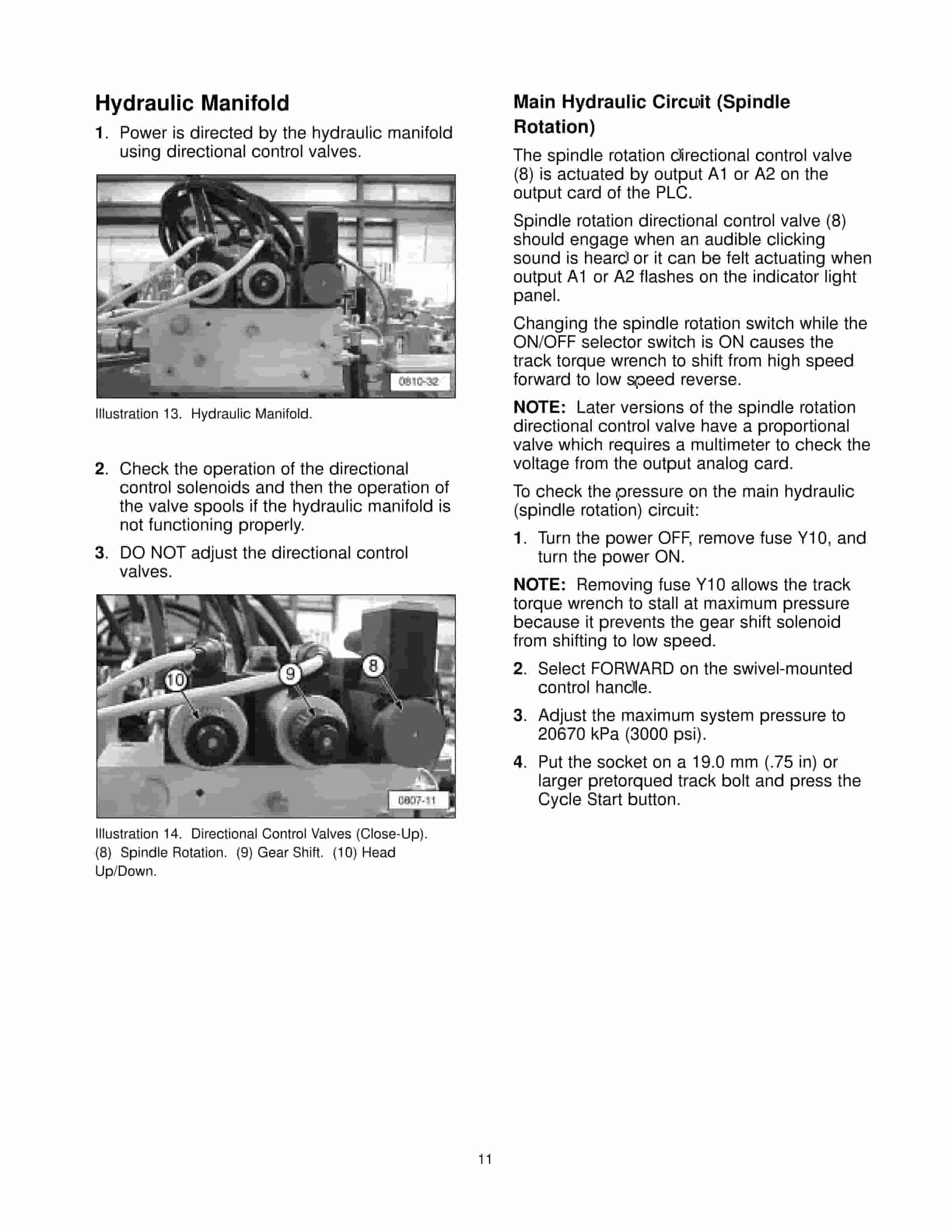 Caterpillar Track Torque Wrench Tool Operating Manual NEHS0810-2