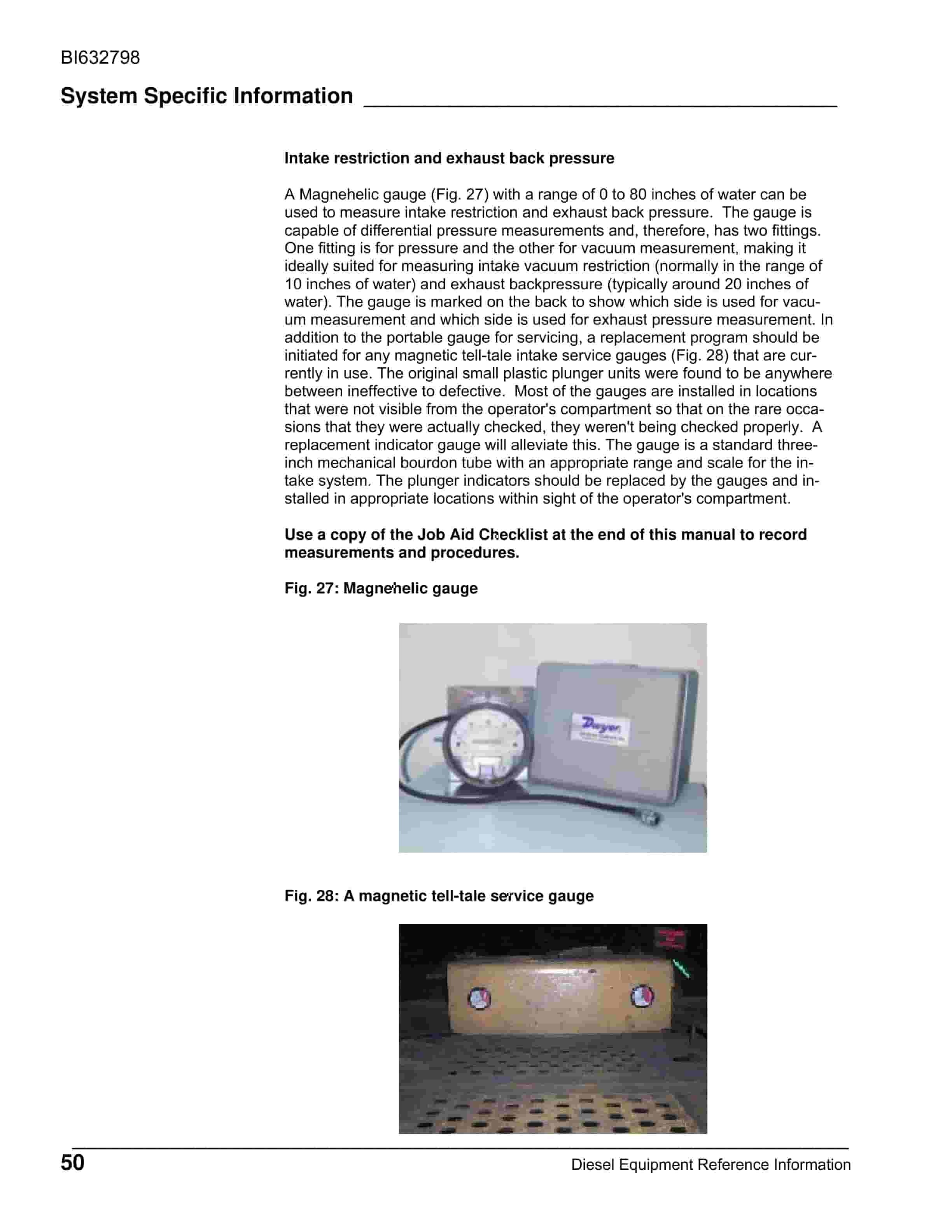 Caterpillar Underground Diesel Equipment Reference Information BI632798-3