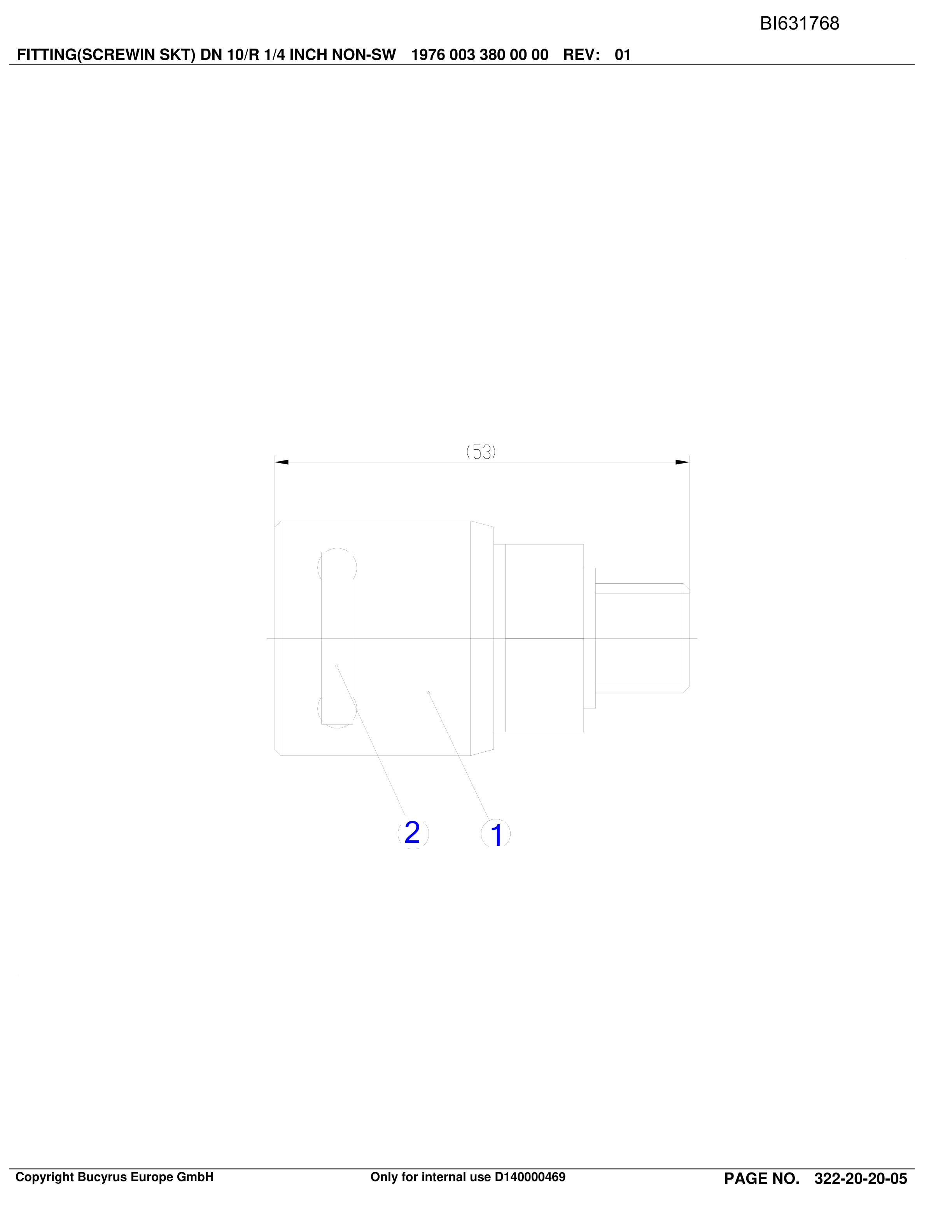Caterpillar Yangquan RC Conveyer Parts Manual BI631768-4