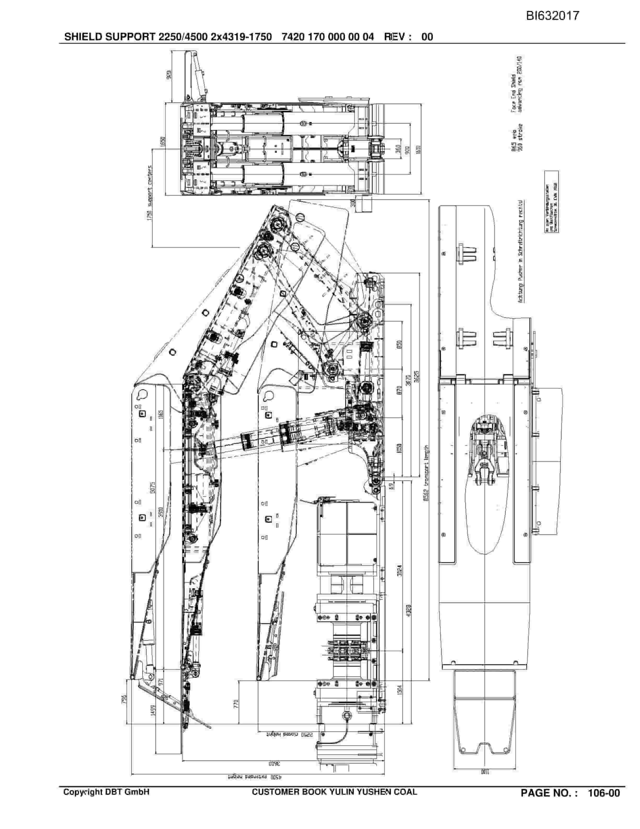 Caterpillar YULIN YUSHEN Coal Parts Manual BI632017-4