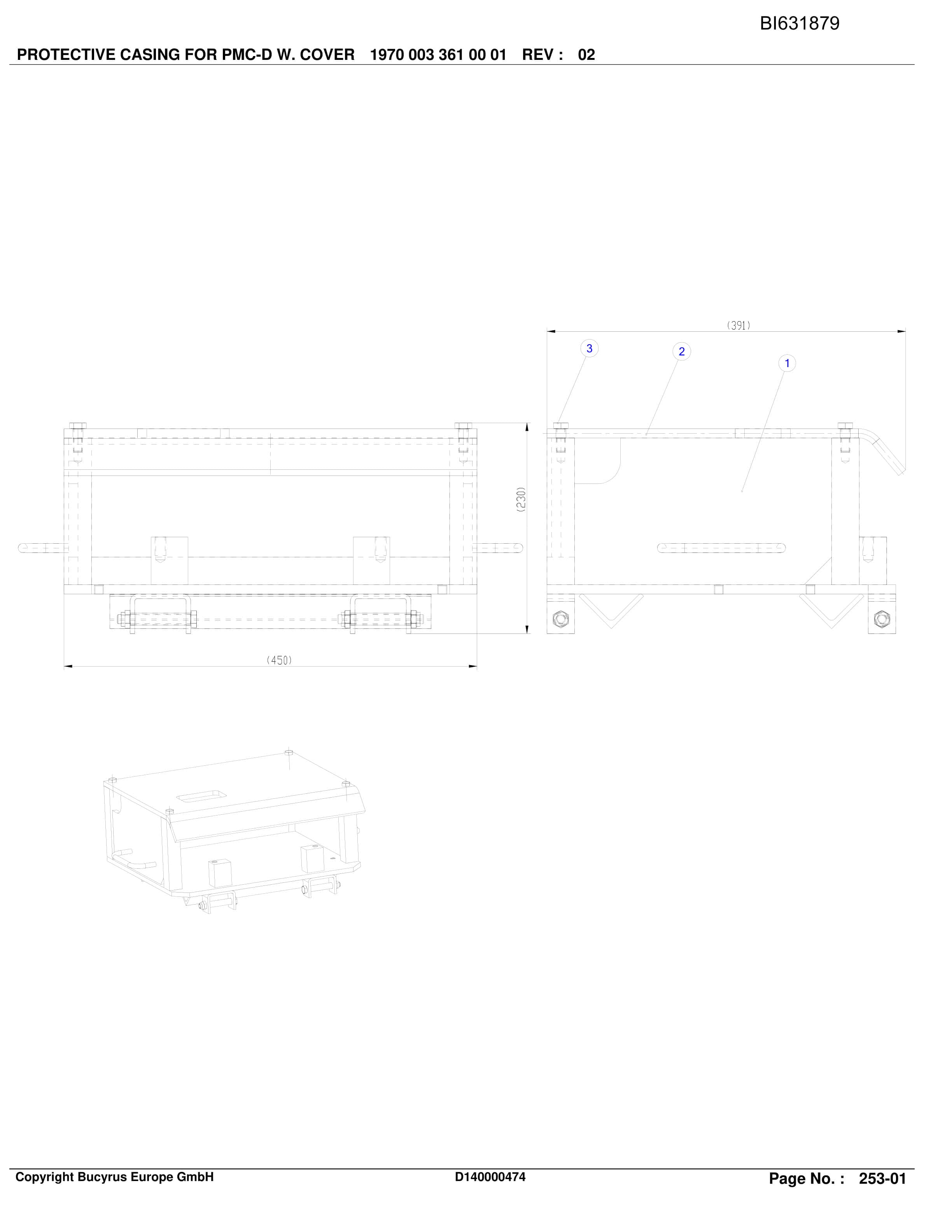 Caterpillar YUSHUWAN II, SH-AFC PF 6-1142 Parts Manual BI631879-2